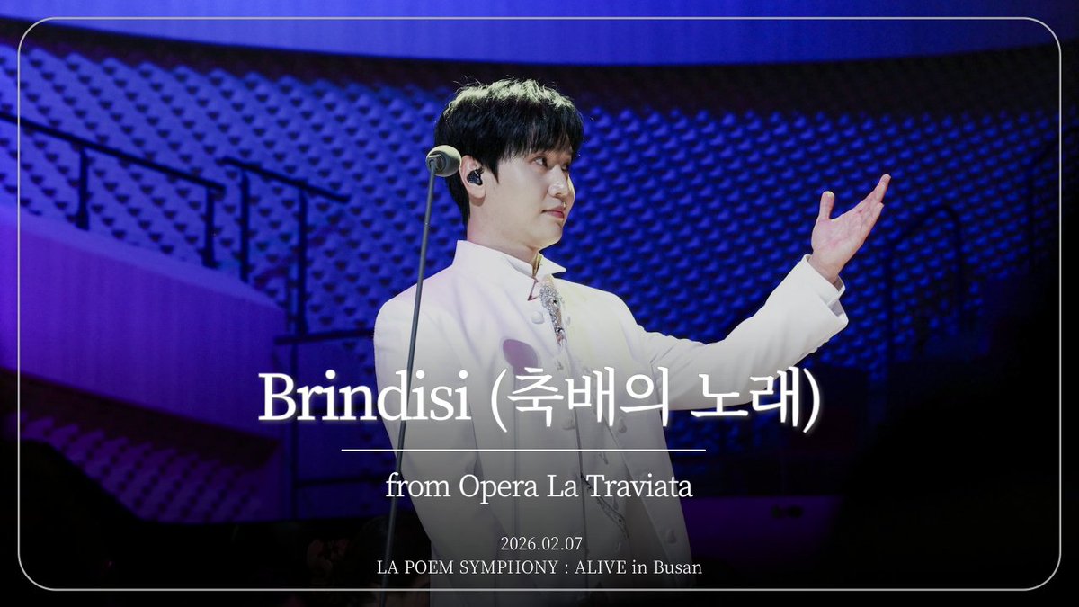 20260207 LA POEM SYMPHONY : ALIVE in Busan
#라포엠 #LAPOEM #최성훈 #ChoiSunghoon 

삶이 그대를 속일지라도
🔗youtu.be/1zZZ6togmx0
Ave Maria (최성훈 Solo)
🔗youtu.be/wfQzxZDD_no
한국가곡 메들리
🔗youtu.be/8pvOPCSegyY
Brindisi (축배의 노래)
🔗youtu.be/qDCKFAqJX4E