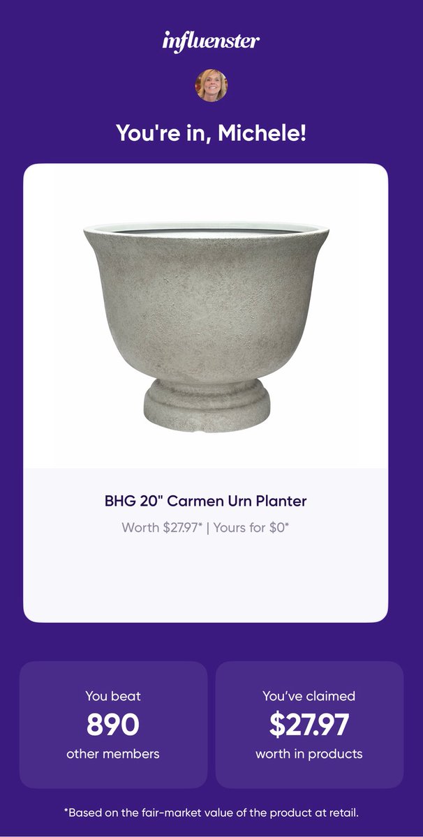Look what’s coming to my house! Can’t wait to repot one of my favorite plants! #influenster