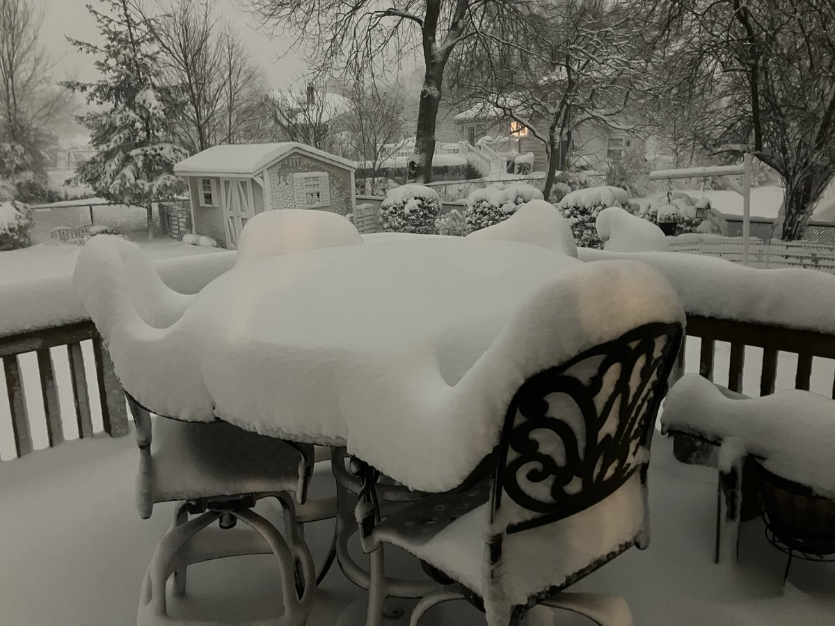 LensReality's tweet image. ❄️ What the big snowstorm (technically a blizzard in some parts of NJ) looked like early Monday morning. ❄️ #njwx #njsnow #blizzard