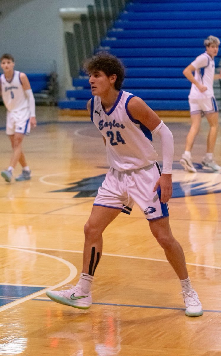 LakelandBball's tweet photo. Lost to a very good WB team 67-42 to end our season.  @AustinPorcasi0 led with 15 and @cc25guard2027 with 8.  But tonight it’s about DP, Wesley, Gav and Landin, Austin and Nate.   Very proud of the opportunity to coach these guys.  They are the definition of perseverance and HOT! https://t.co/yvkQAP2Lzx