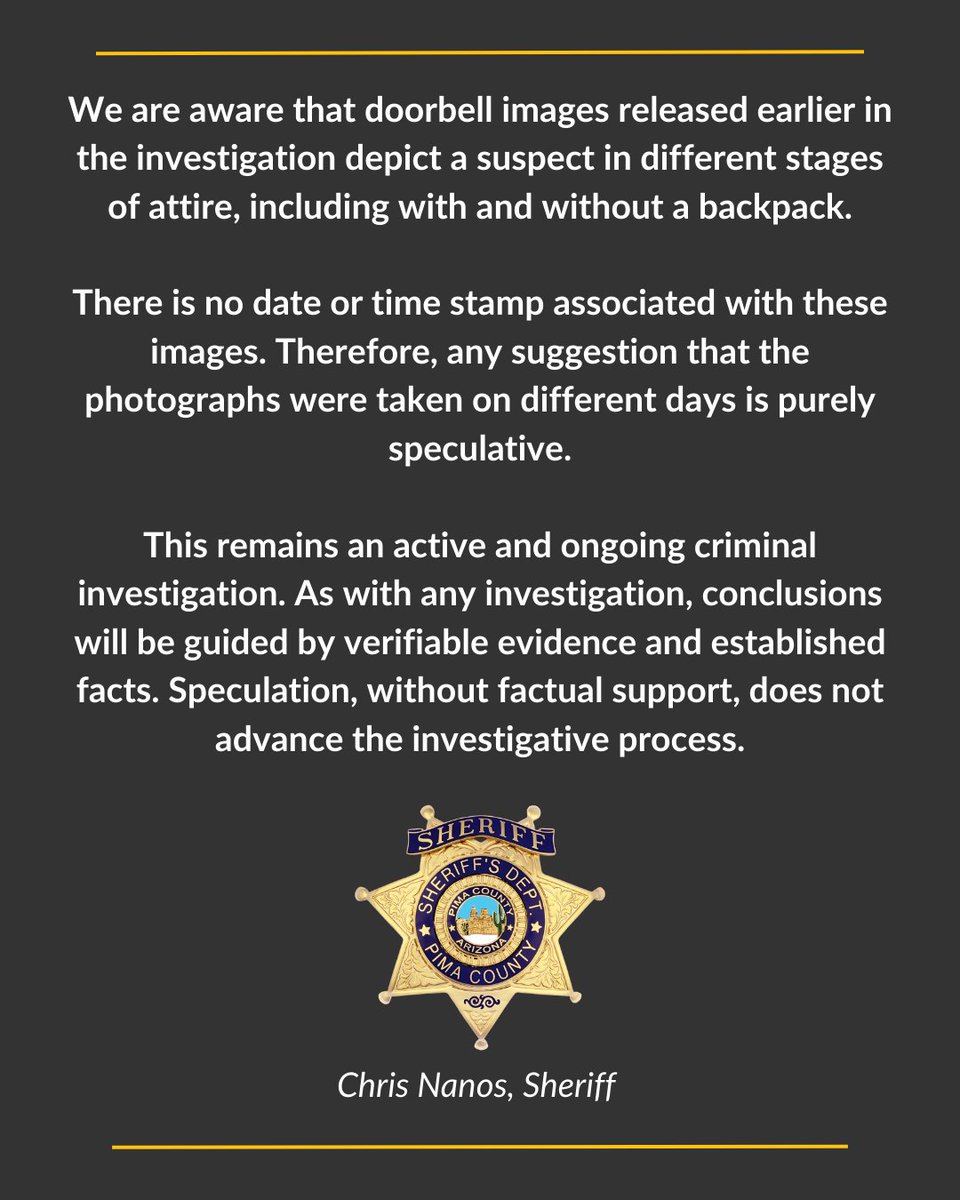 Pima County Sheriff's Department tweet media