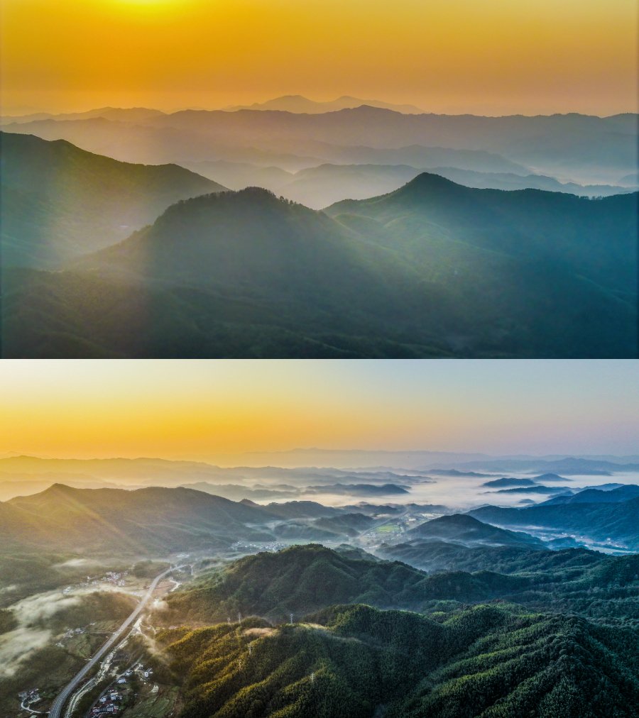 DynamicJiangxi's tweet photo. 🏞️ Anfu, Jiangxi丨A Misty Morning, A Living Ink Painting

🌅 On the morning of February 23, the Yangshimu Scenic Area in Anfu was enveloped in a sea of clouds.
⛰️ Peaks appeared and disappeared amidst the rolling mist.
🌫️ Over at Wugongshan Lake, morning fog drifted ethereally.
🖼️ The interplay of light, mountain shadows, and water created a scene straight out of a classic ink-wash painting.（via 张龙）

#Jiangxi #WonderfulJiangxi #Anfu #CloudSea #InkWashPainting #MountainViews #NaturalScenery #TravelPhotography