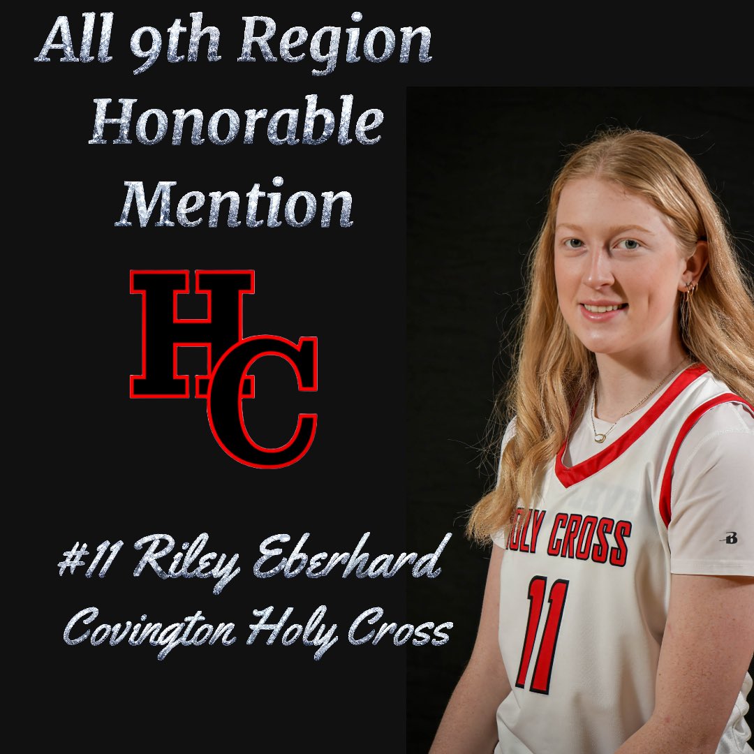 HCGirlsHoops's tweet photo. Congratulations to Jr. Riley Eberhard on being named All 9th Region-Honorable Mention‼️
#WeAreHC❤️🖤🏀 https://t.co/idZLyJklE2