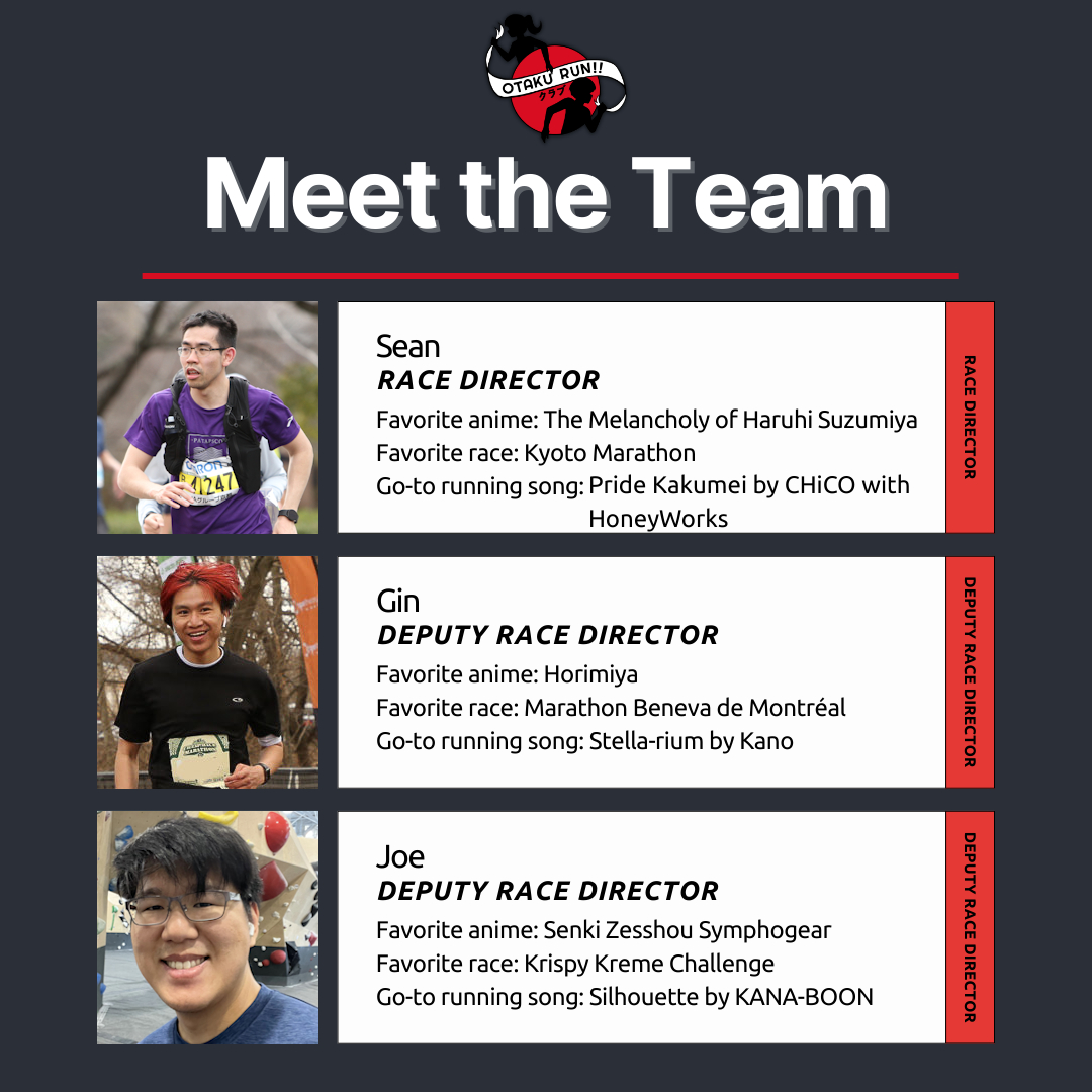 OtakuRunClub's tweet photo. Meet the team behind Otaku Run! https://t.co/LQaftazRD5