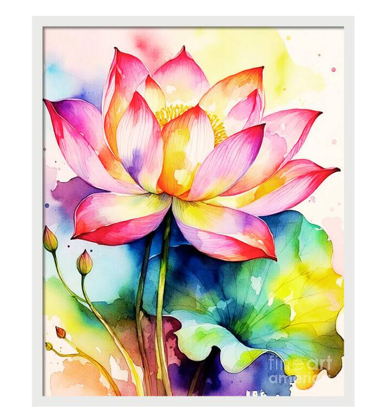 indigoartpal's tweet photo. A radiant lotus in bloom — symbol of renewal, healing, and joyful presence.  Soft watercolor light, vibrant energy, and a peaceful heart all in one piece.  Available in different sizes and media — you can find it here: https://t.co/2aVrZfqPMA 

#LotusArt #WatercolorArt #SpiritualArt #HealingArt #MeditationDecor #ZenDecor #FloralArt #WellnessDecor #Mindfulness #WallArtForSale