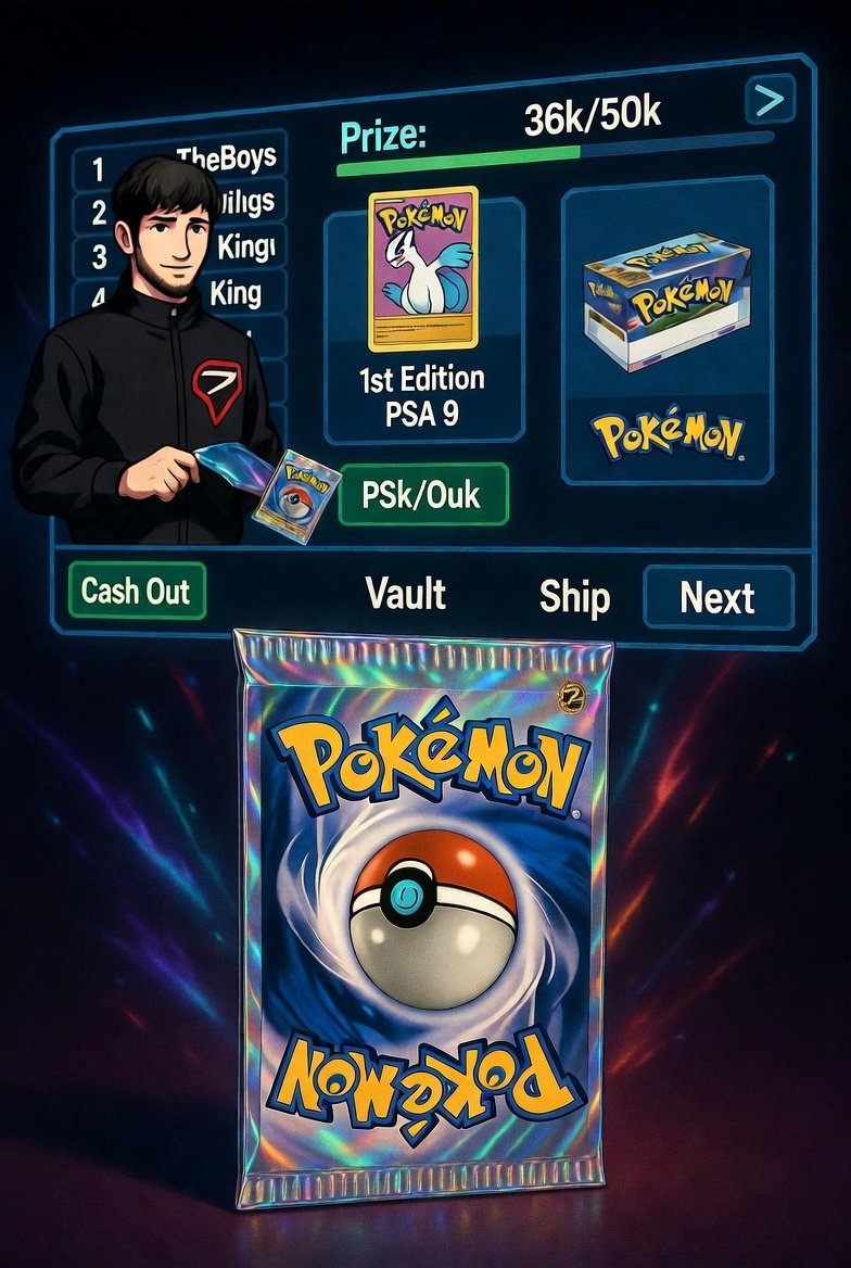 SaheedOlasile2's tweet image. 36k collectors already in—next milestone at 50k drops massive giveaways &amp;amp; earlier access waves.
Rip sealed chases, chase grails, compete on leaderboard for Logan Paul icons.
Refer to climb ranks: launch.ripit.co/?referralCode=… Drop your pulls when we launch! 💎 #Ripit #PokemonCards