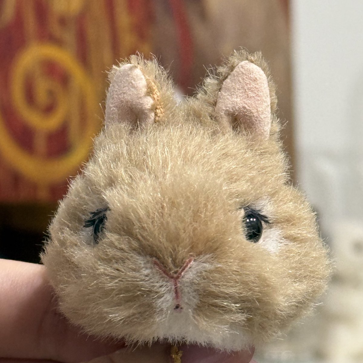 次のこうさぎテディベアはネザーランドドワーフっぽいオレンジちゃん