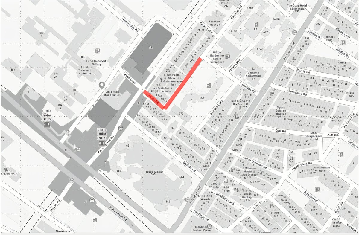 SingaporePolice's tweet photo. TRAFFIC ARRANGEMENTS FOR GRAND RE-OPENING AND CONSECRATION (MAHA KUMBHABHISHEKAM) CEREMONY
 
The Grand Re-Opening and Consecration 
(Maha Kumbhabhishekam) Ceremony will be held on Wednesday, 25 February 2026.
 
To facilitate the event, the following roads will be closed to vehicular traffic from 3am to 5pm:
· Kerbau Road (Between Race Course Road and Chander Road)
· Chander Road (Between Kerbau Road and Belilios Road)
 
During the closure, access will only be granted to authorised vehicles as well as Police and emergency vehicles. Security officers will be deployed along the affected roads to assist and/or direct motorists.
 
Parking restrictions will be strictly enforced. Vehicles found parking illegally or causing obstruction will be towed.
 
Members of the public may contact the event organiser at 6293 0195 for further enquiries.