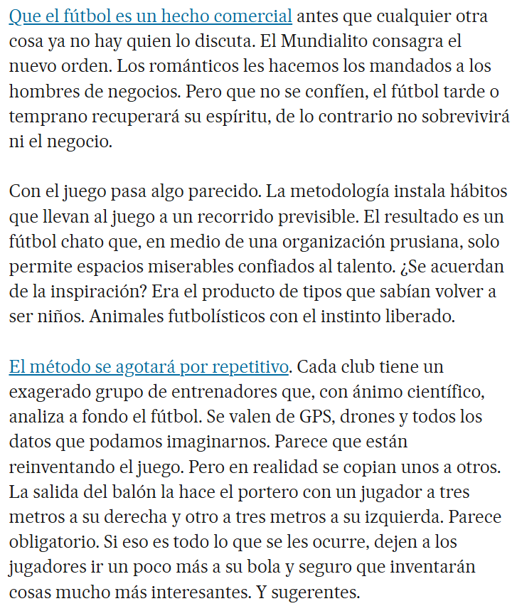“Instrucciones para desobedecer”. Escribe Jorge Valdano.