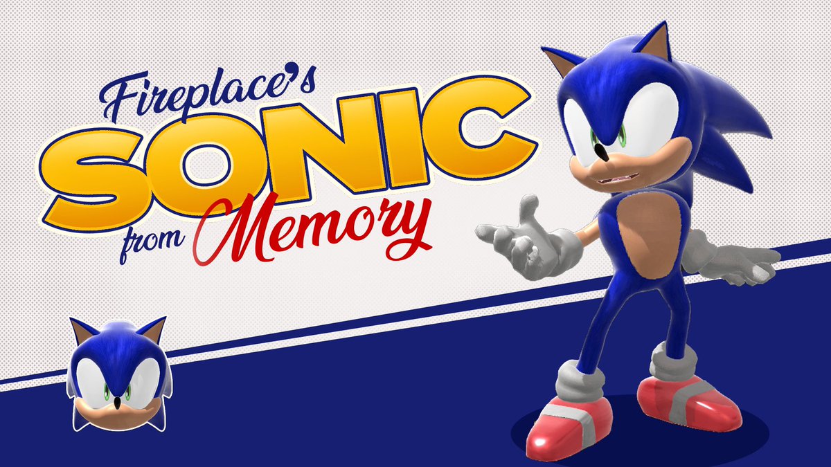 fireplace_2's tweet photo. Modeled Sonic from Memory and put him in Smash

https://t.co/wcpmWUBI6G https://t.co/MDNe45qSeb