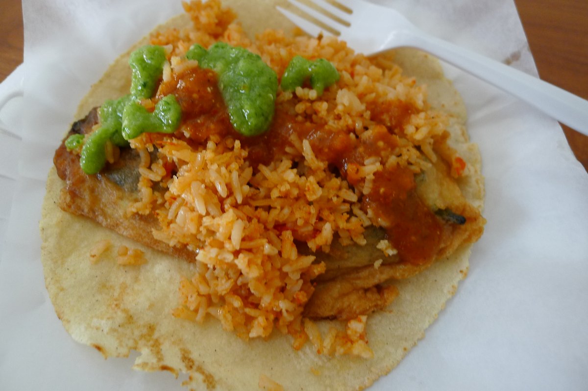 Chile relleno taco placero, Santa Ana Deli, Bushwick