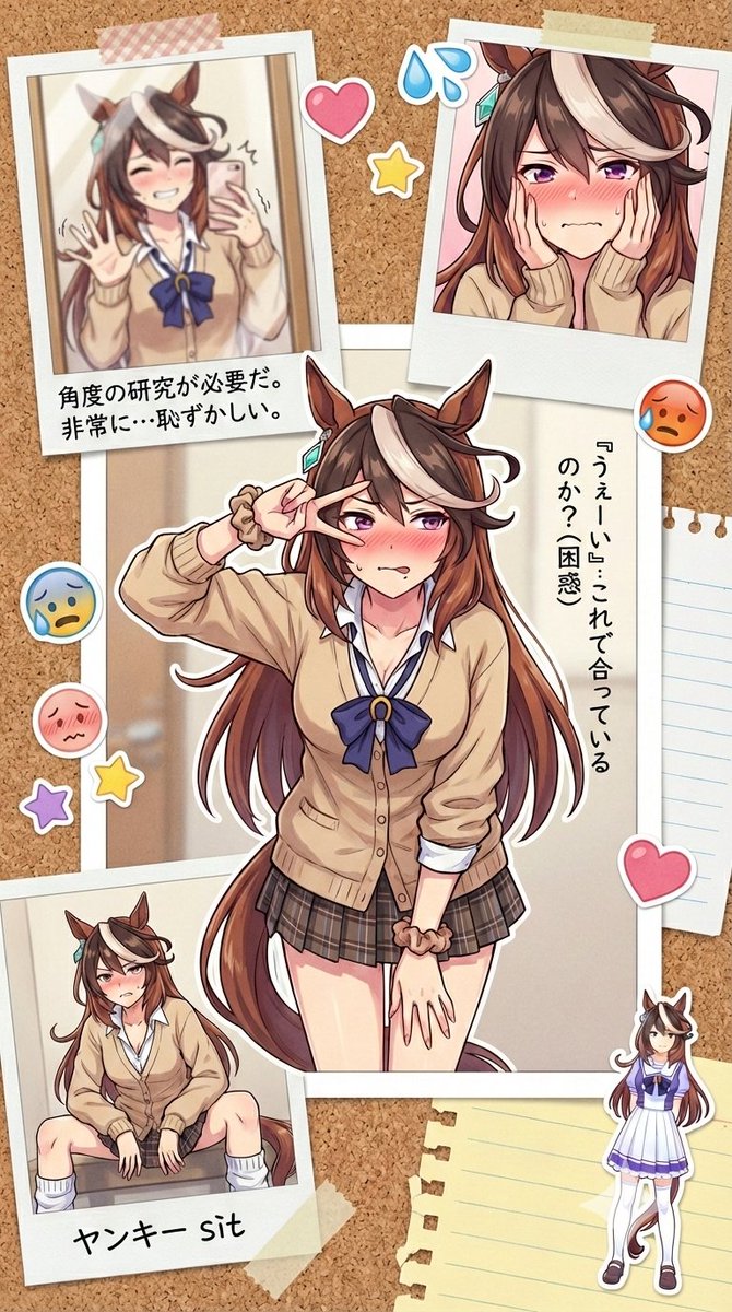 無理してるｶｲﾁｮｰ
#ウマ娘 #シンボリルドルフ