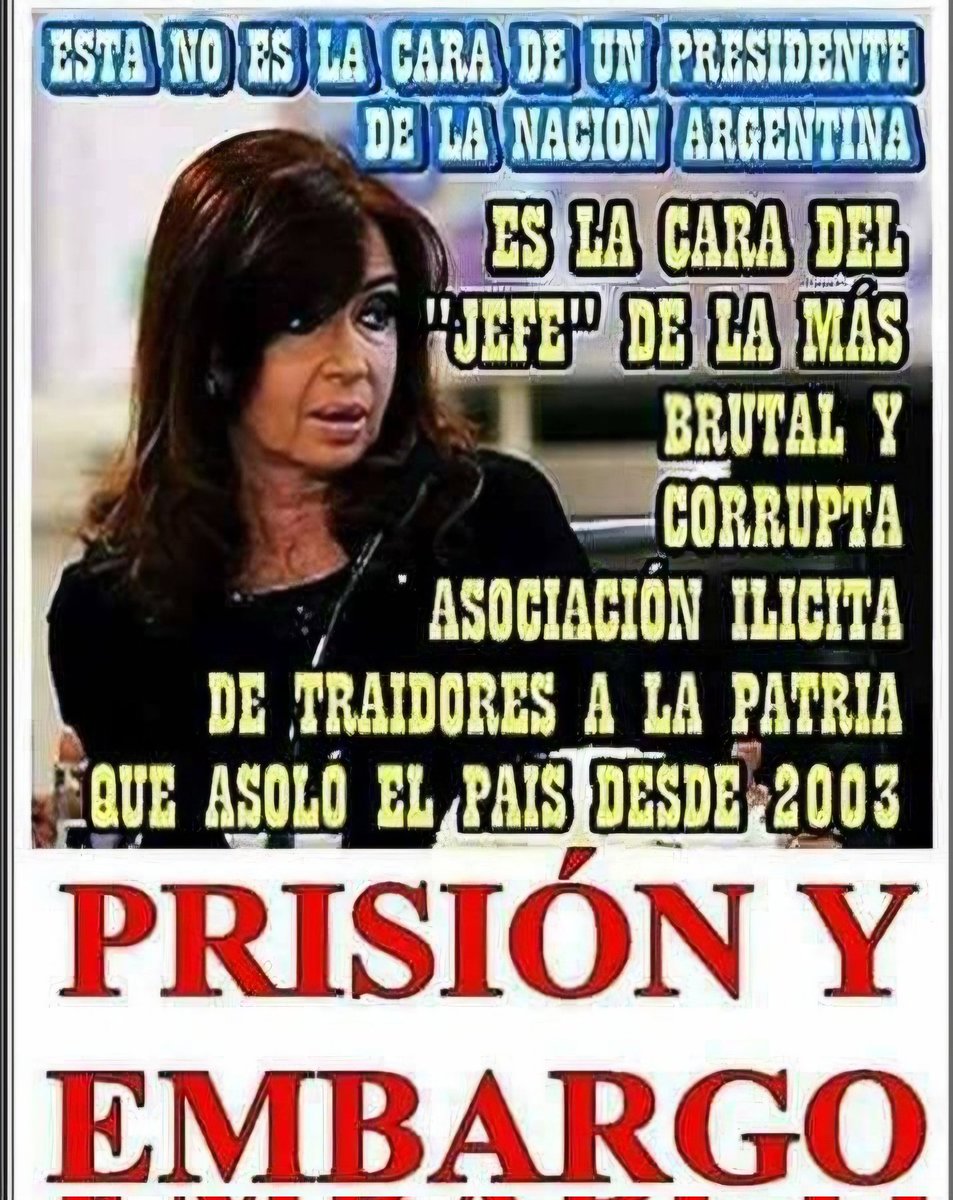 <a href="/DanielS88141560/">EL TÍO CAMPORA ✌️🇦🇷</a> 0 (cero) ✌️✌️🟰🐁🐁🐁🐁🐁💩💩💩💩💩💩💩💩
#BuenosDías 
#BuenLunes
#CristinaLibre 
#CristinaEsInocente 
#HabraConsecuencias
