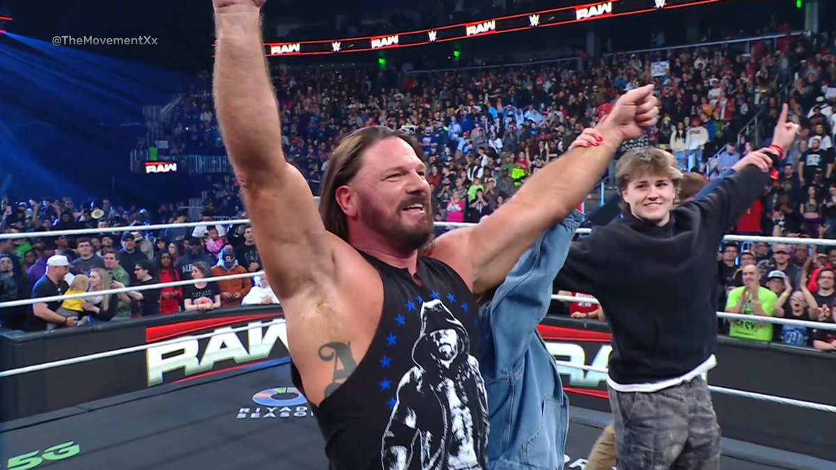 To be able to retire at the top of your game with your health intact and go home to a beautiful family as a WWE Hall of Famer...

This is what winning looks like!

Congrats to AJ Styles 🥳

#WWERAW