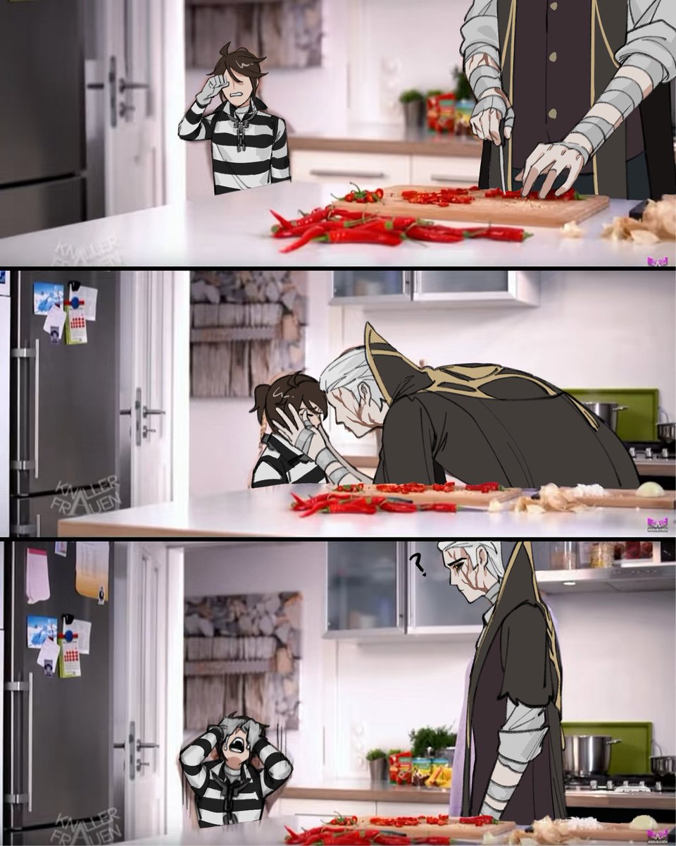 PanZitang's tweet photo. 无cp向，觉得好玩画了。#第五人格 #ldentityV #隠者 https://t.co/2gwqJVT7Fy