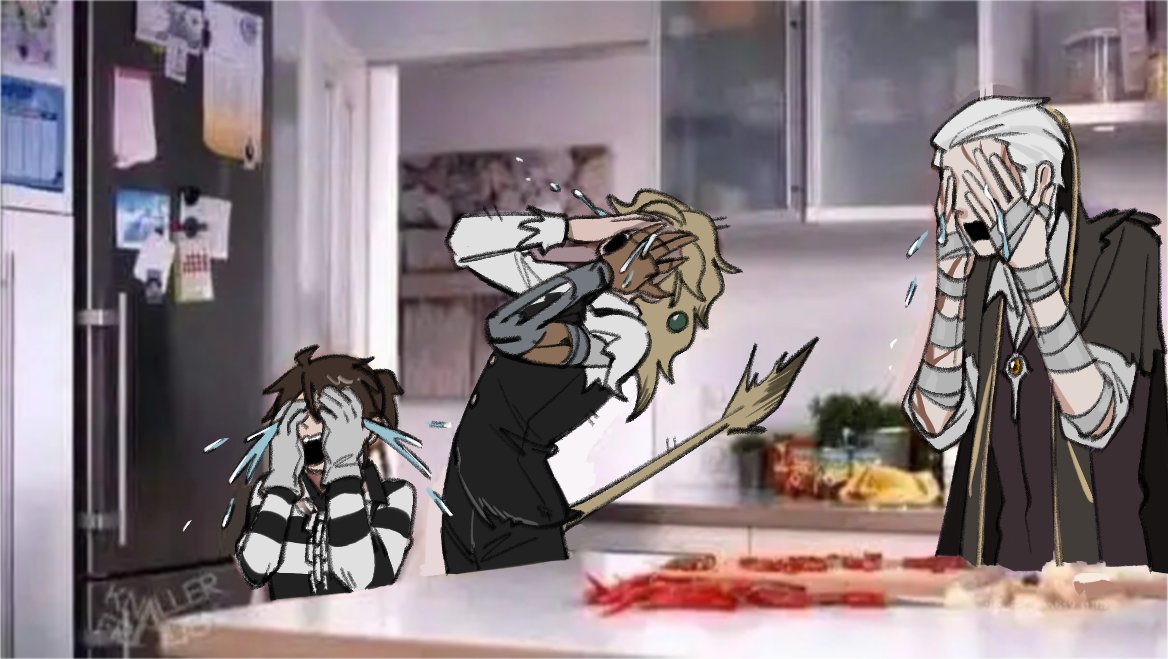 无cp向，觉得好玩画了。#第五人格 #ldentityV #隠者