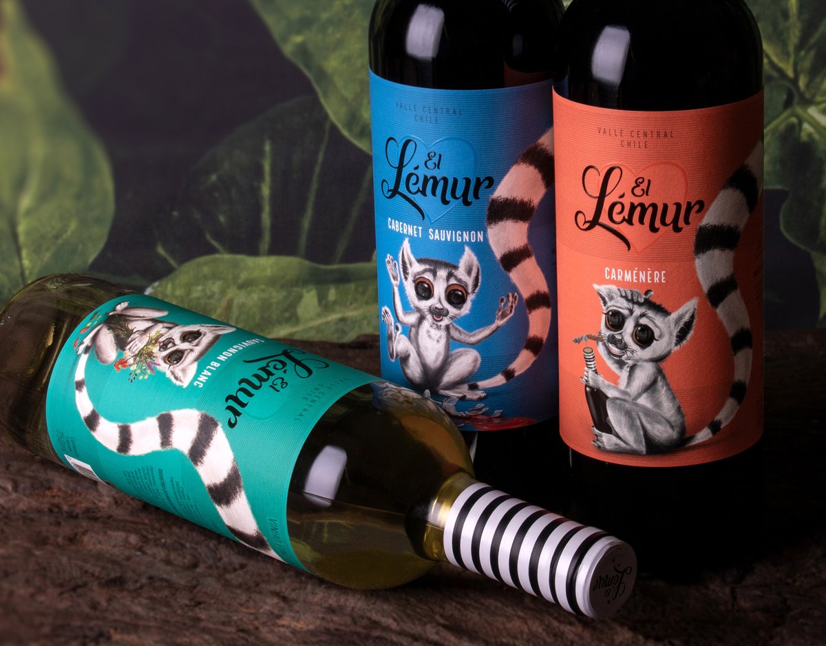 packagings's tweet image. El Lémur is a Chilean #winelabel series built around a bold, character led concept that injects humor and youthfulness into the category. 

packagingoftheworld.com/2026/02/el-lem…

#labeldesign by Bagual Studio