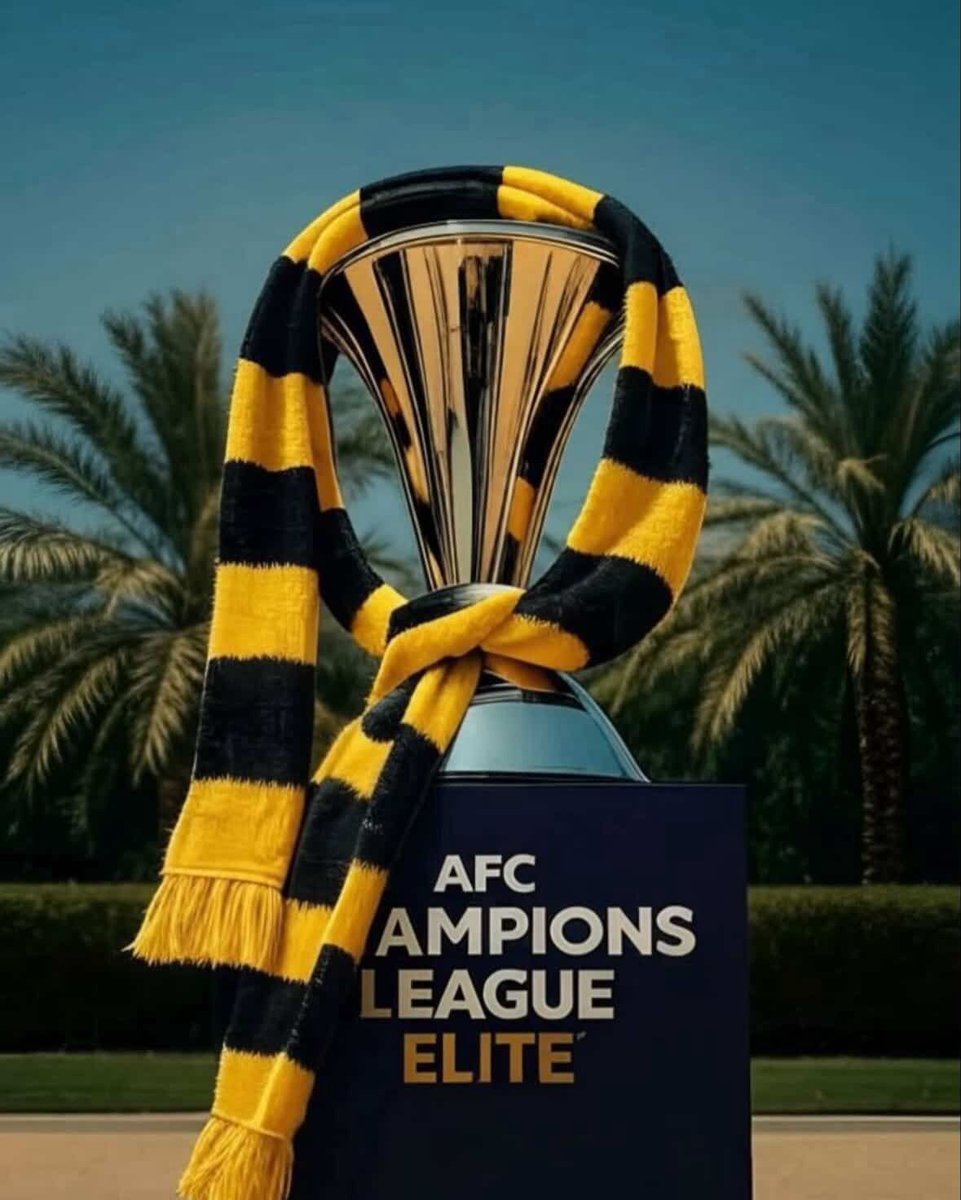 يبقى هذا الكأس الجميل هو مطلبي
سعادتي مرتبطه بهذه البطولة اتمنى م نهتم للدوري 
ونصب كامل تركيزنا على النخبة وبعدها كأس الملك
جيبوها تكفون ي رجال💛💛💛💛