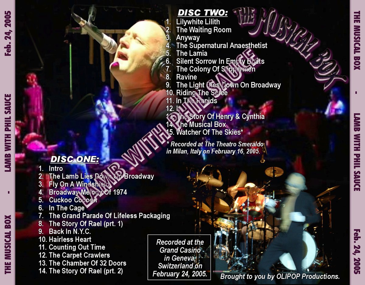 joserael's tweet image. 16/16) #PhilCollins "Live on DRUMS w/ #TheMusicalBox" (live at Geneve 2005, last time ever Phil played on a Nursery Cryme Song) youtu.be/XDs-sW6Qxv4?si…