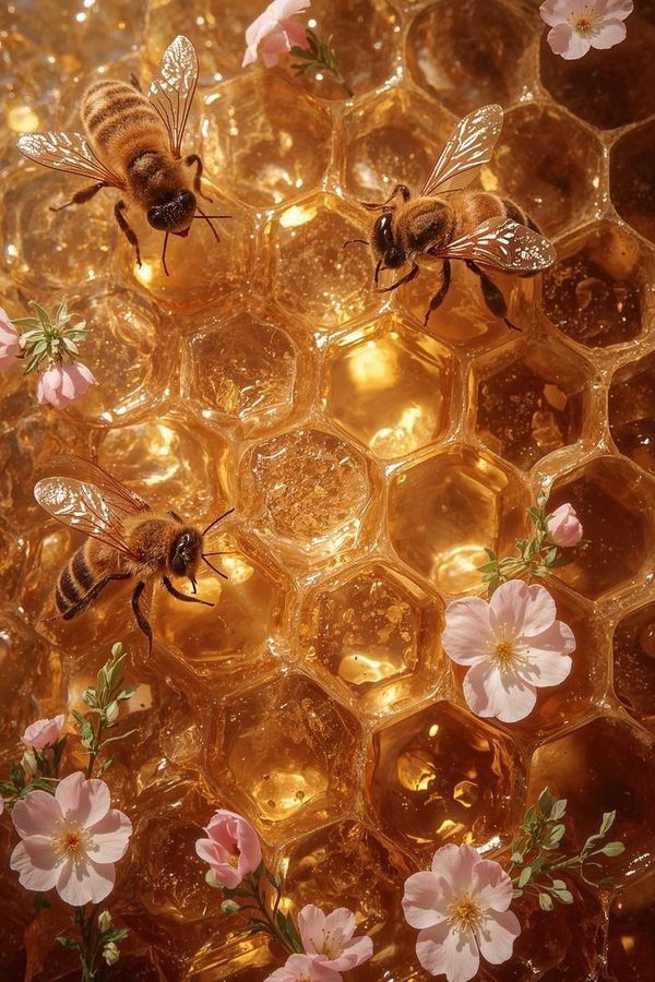 Bees are 5th dimension beings; don't chase them away when they come to you, don't be afraid, there's a reason for it.