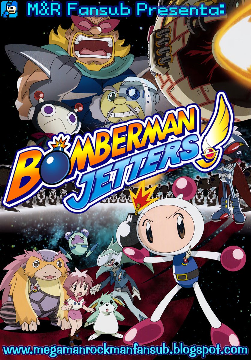 Aprovecho el tirón que está teniendo Bomberman últimamente para recordar que hace unos meses, y tras mucho esfuerzo, logré terminar de subtitular el anime de Jetters en calidad Blu-ray.

Una gran serie que merecía dedicación. 
¡Dadle una oportunidad!

Enlaces en las respuestas.