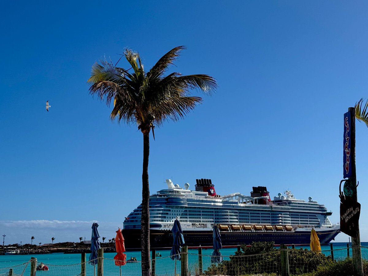 今、横浜港にディズニークルーズラインのディズニーアドベンチャーが