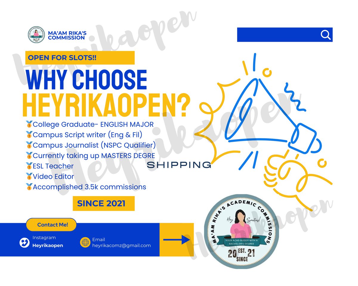 Heyrika|OPEN for comms| BSE GRAD|MASTER ED tweet media