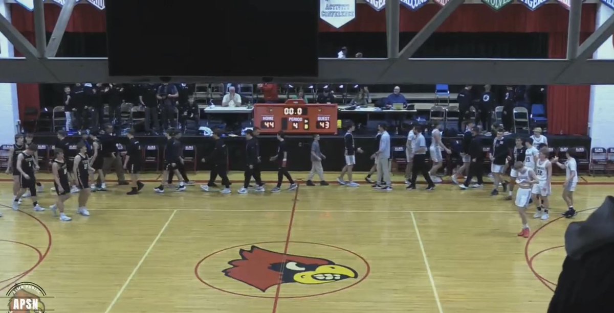 Bearcat Boys come away with the WIN! 🏀 They will play Alma tomorrow at 7:30 p.m. in Alma. #GoBearcats