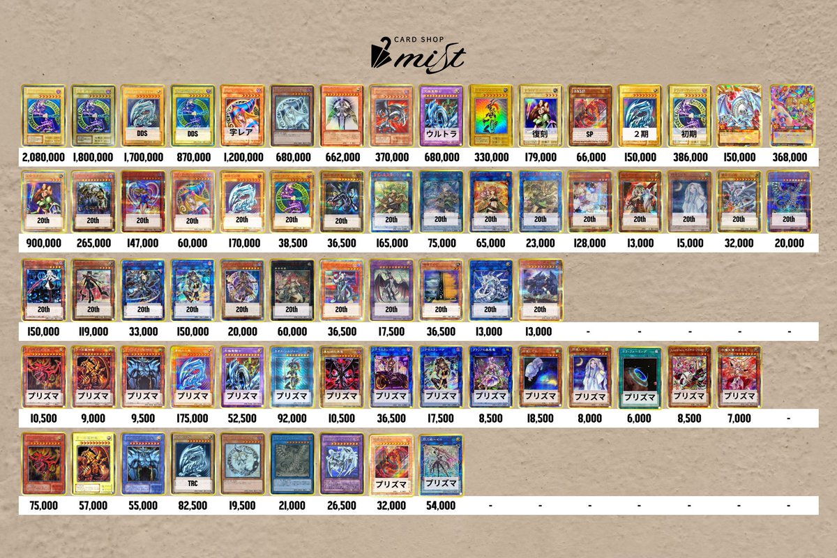 🔥PSA10 強化買取買取表💪 2/24 遊戯王PSA10を本気買取