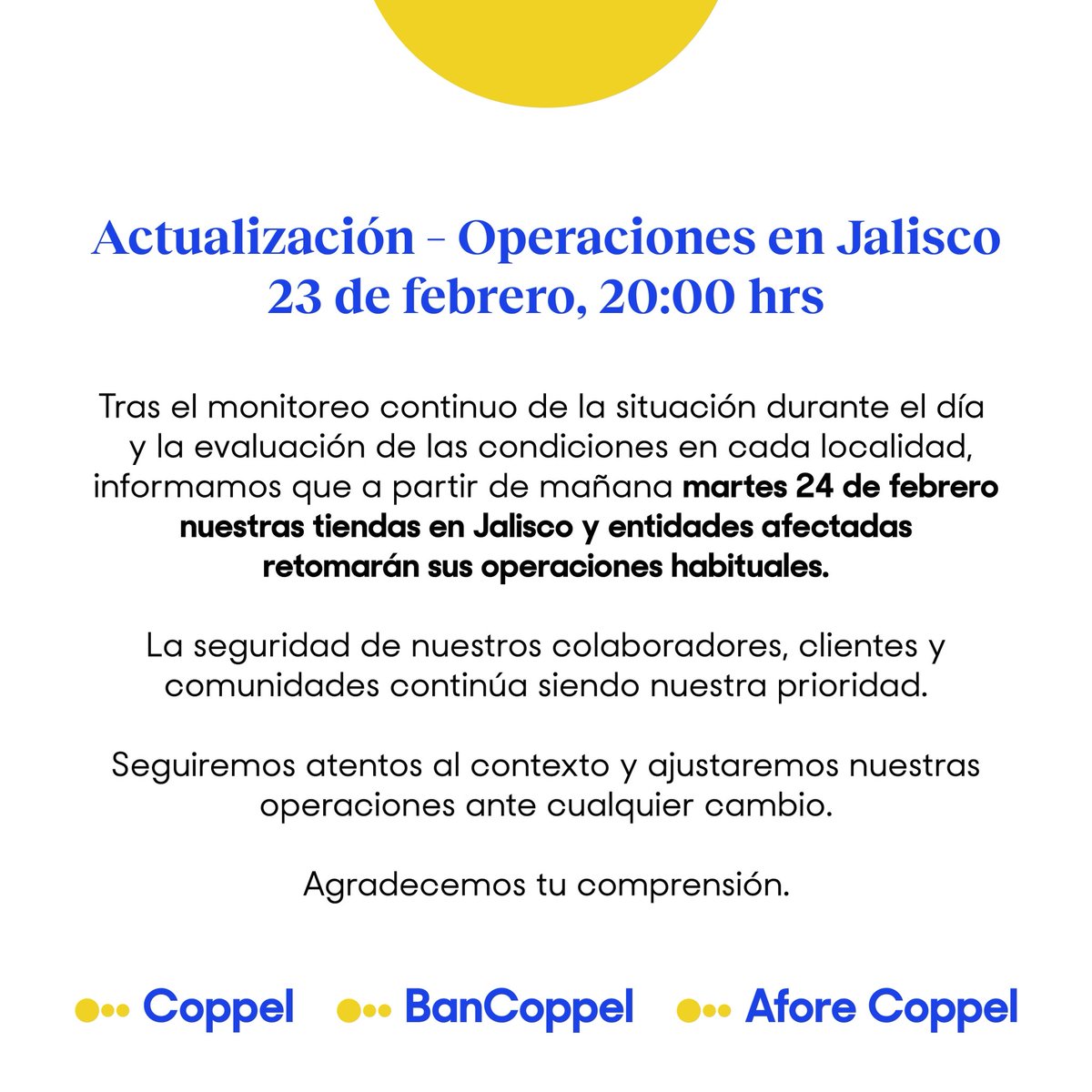 Coppel tweet media