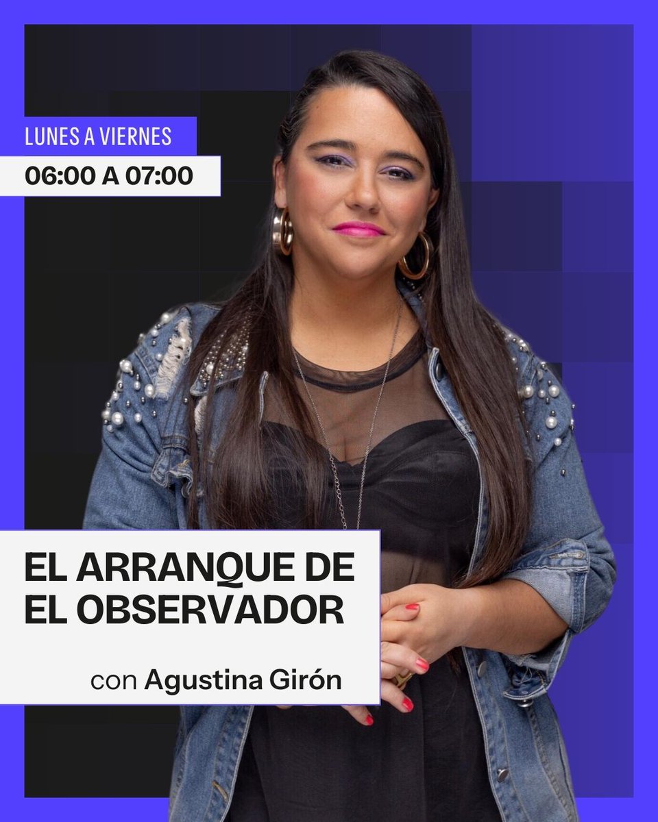 Observador1079's tweet image. 👉 Amanecé con la mejor compañía y toda la información. Escuchá #ElArranquedeElObservador con @agustinagiron y @rozuasnabar.

📻 Seguila en vivo: yt.openinapp.co/55i4e