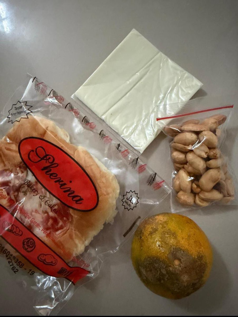 Kita naikin #MBGReportToday yuk, tapi harus objektif ya! Kalo bagus bilang bagus, kalo jelek ya kita kritik.

Jangan menormalisasi tindak korupsi.
Lawan ✊🏻

Mulai dari saya, ini laporan saya hari ini:

• Keju slice
• Roti
• Kacang
• Jeruk

Mana punya kalian?