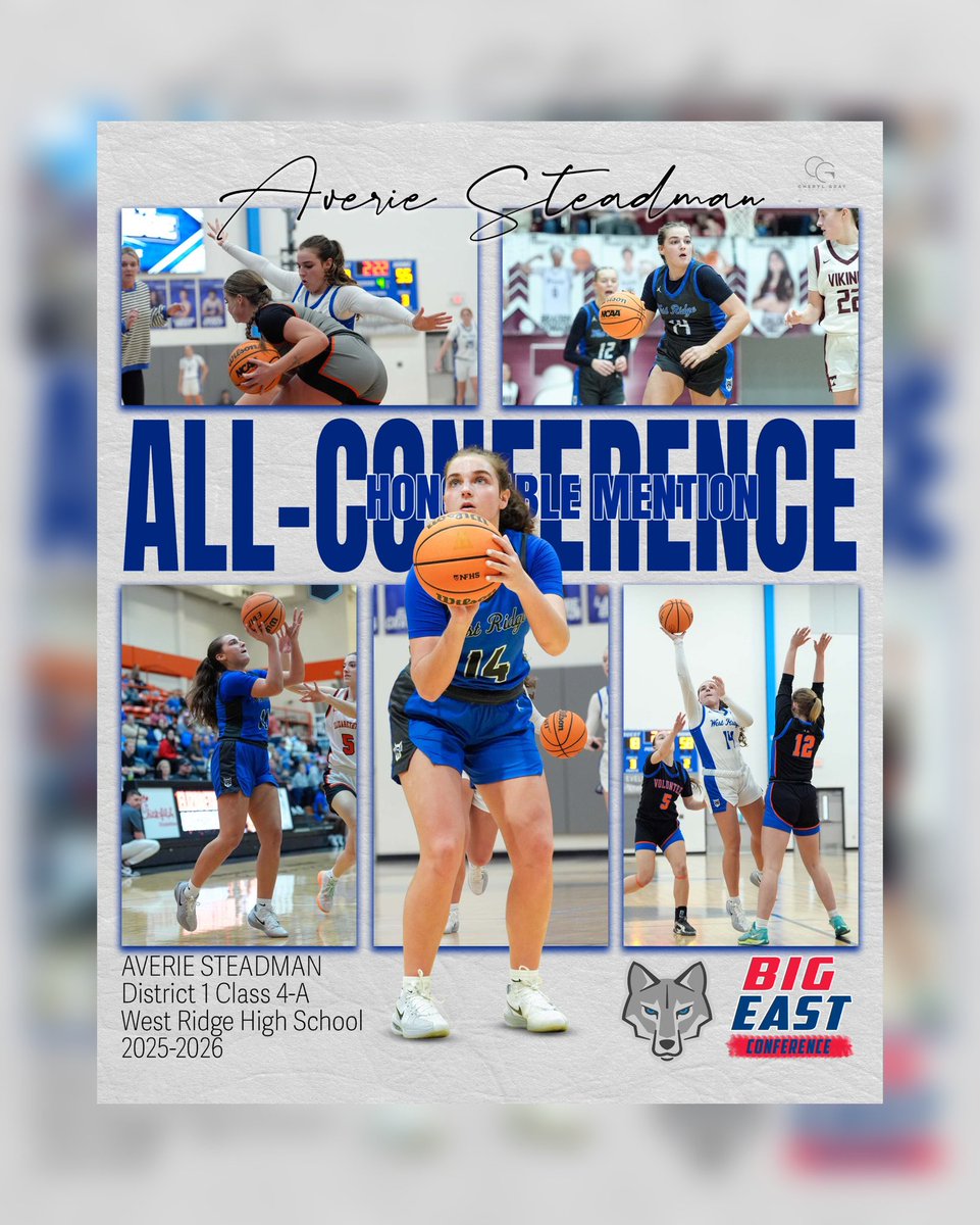 WestRidgeGirls1's tweet photo. Congratulations to Averie Steadman for being named All Conference Honorable Mention. https://t.co/BEcOMsB1EJ
