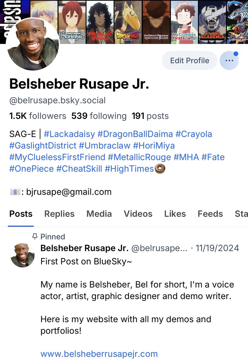 I’m also on BlueSky! Follow me there too!💙