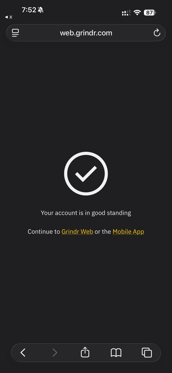 thirstybear10's tweet photo. Hey @Grindr wtf? https://t.co/ynELw0nlQ8