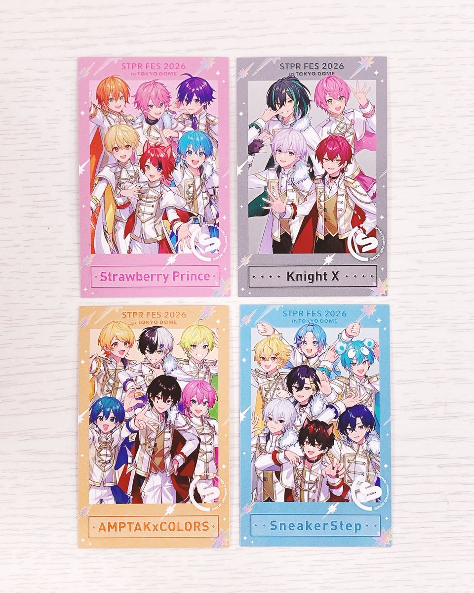 🎀入荷情報🎀 フォトカード すとぷり KnightX -騎士X- AMPTAKxCOLORS