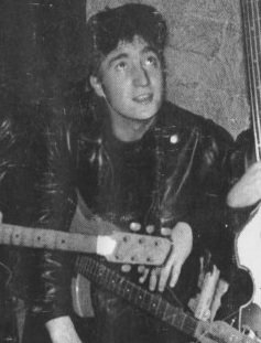 john lennon in the cavern club at only 20 years old (july, 1961)
