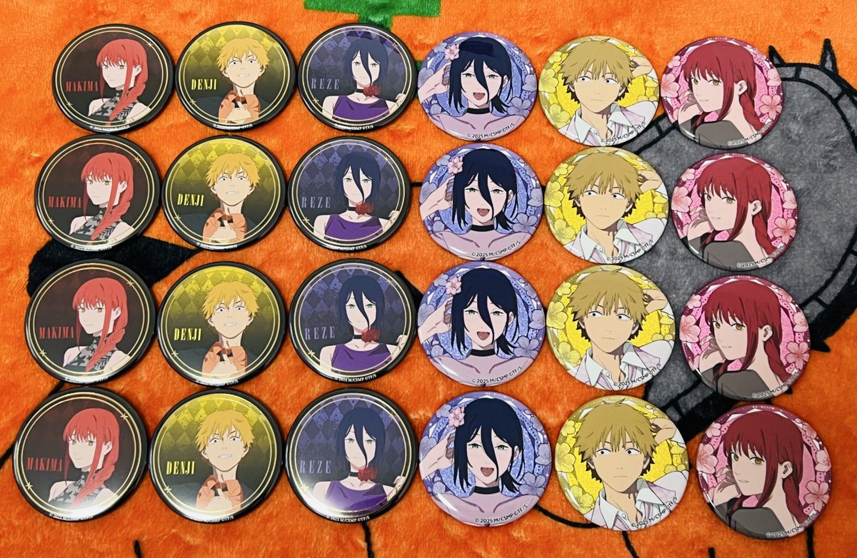 遂に揃った😭 劇場版 チェンソーマン レゼ篇のTSUTAYA POP UP SHOPの缶