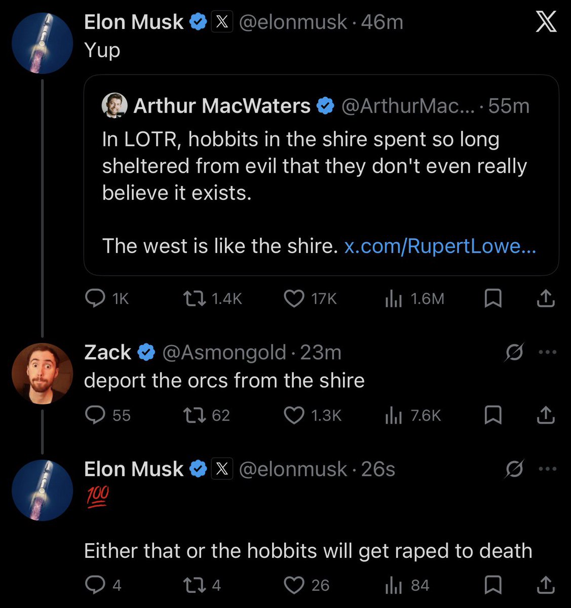 evan loves worf tweet media