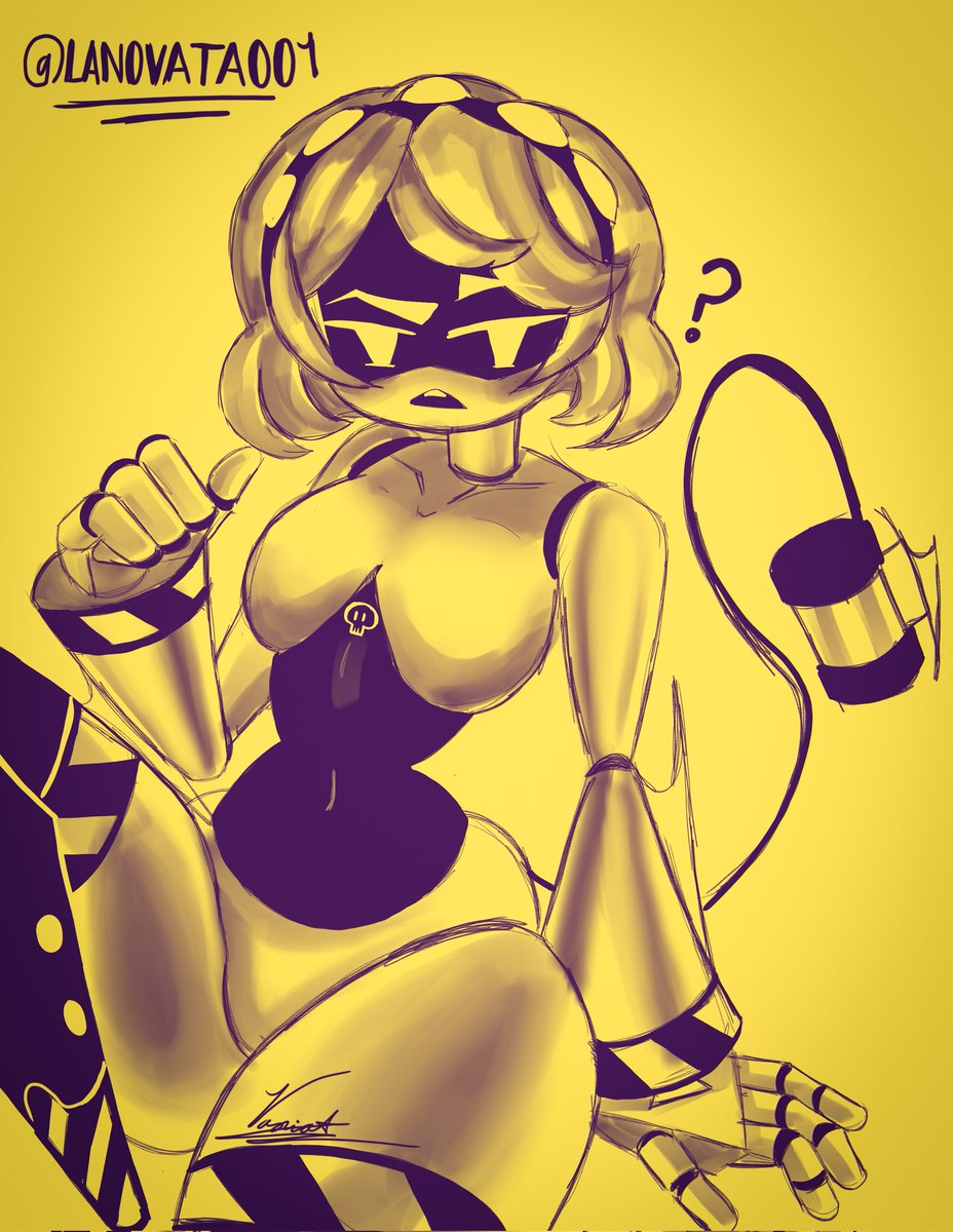 LANOVATA001's tweet photo. Serial designation V
(Una pequeña práctica) 
#SerialDesignationV #MurderDrones #MurderDronesNsfw (Suggestive) https://t.co/NQZ8jjXzB1