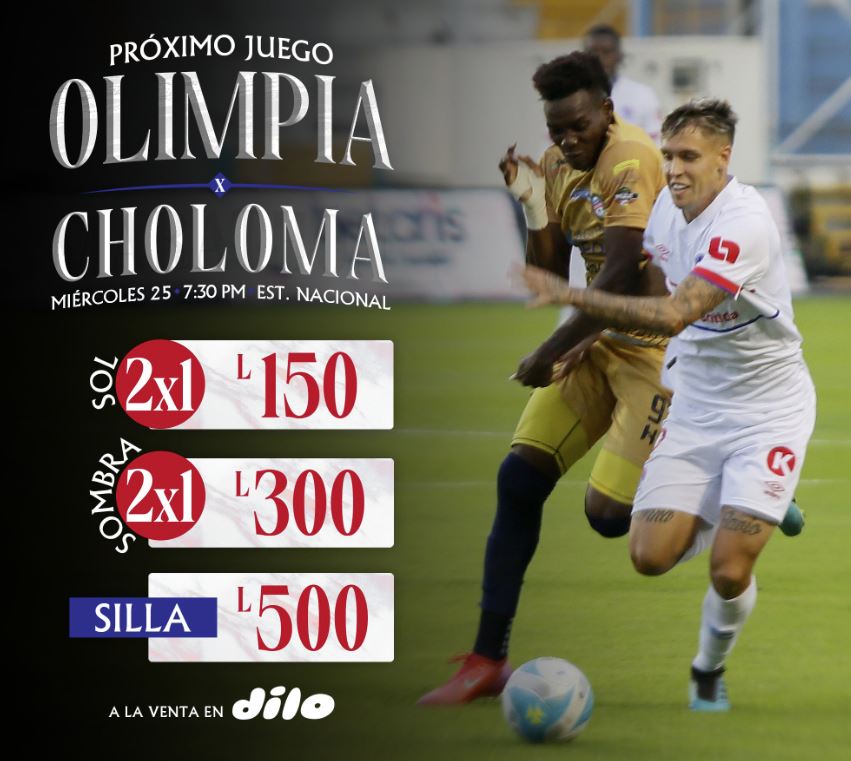 #HCHDeportes | ¡REMATE! Olimpia no quiere perder simpatía entre sus aficionados y puso el 2x1 para su partido de este miércoles ante Choloma. Los Albos la pasan mal este campeonato y están en la quinta posición de la tabla.
FP