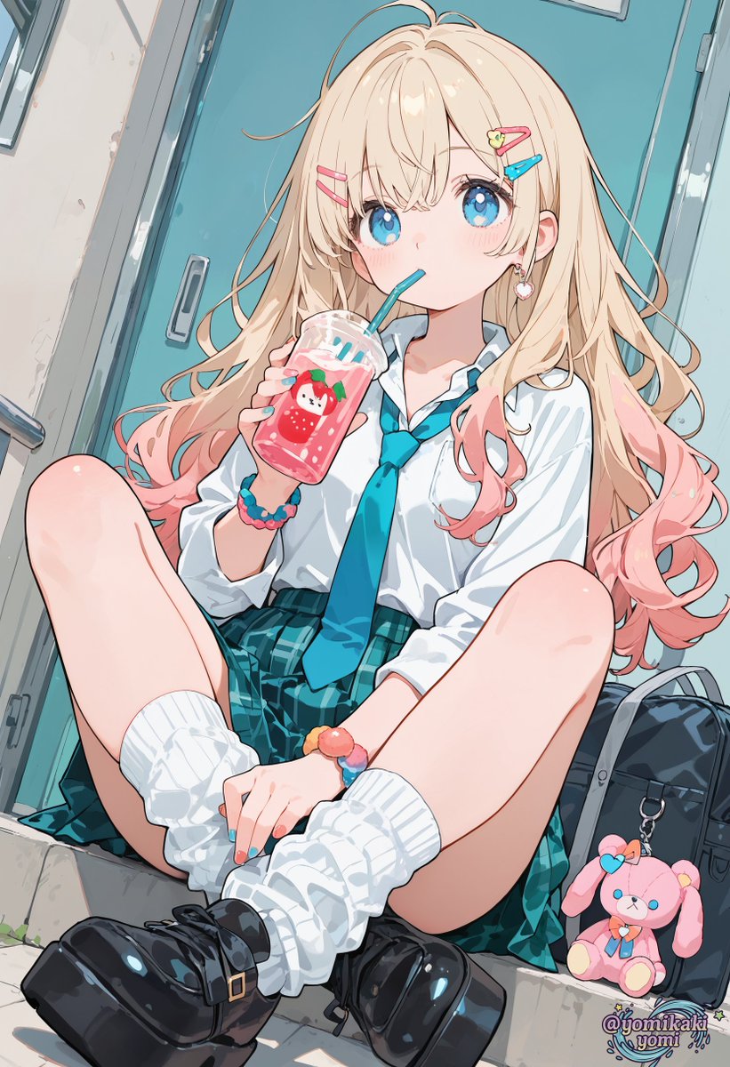タレ目ギャル
テーマ「タレ目」
＃pixiv ＃AIart ＃AIイラスト