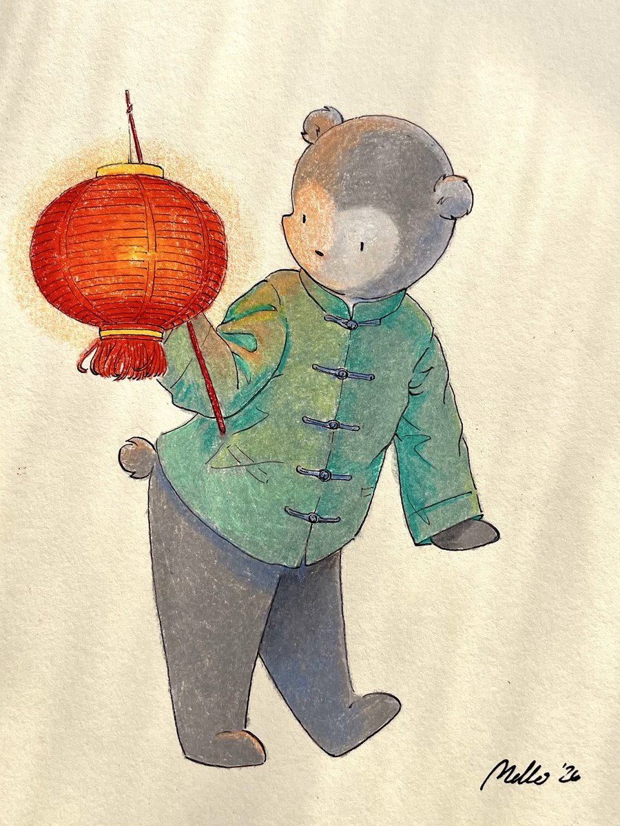 mello_manga's tweet photo. Happy Belated Lunar New Year! 🐎✨

#イラスト #illustration https://t.co/WXU3ZmnjFe