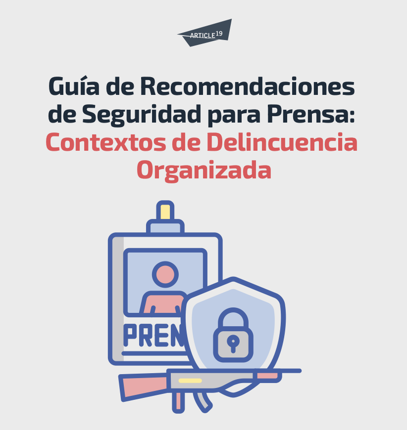 💥 Los contextos de violencia exigen lectura del entorno, relaciones empáticas con la comunidad y respeto a las víctimas.
 
📑 Por ello, te invitamos a revisar esta guía de Recomendaciones de Seguridad para Prensa en Contexto de Delincuencia Organizada:

seguridadintegral.articulo19.org/wp-content/upl…