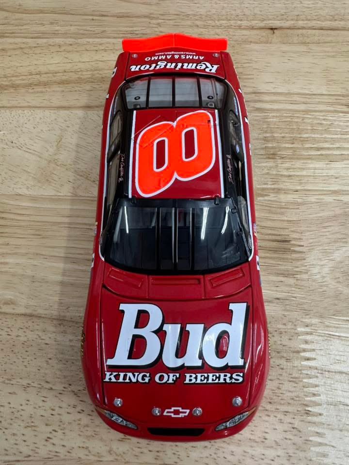 I got your Richmond Rookie Car today such a great scheme <a href="/DaleJr/">Dale Earnhardt Jr.</a>

Would be neat to see you do a retro Budweiser late model car if possible