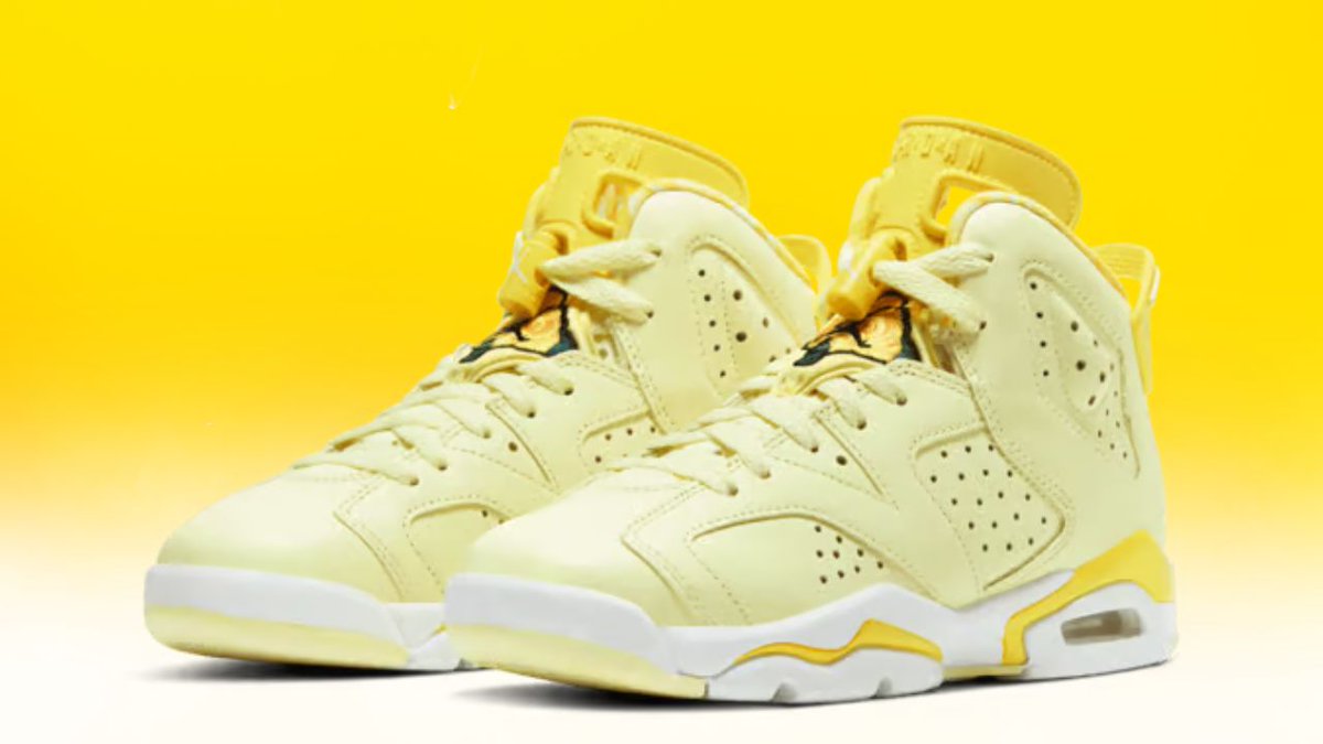 jordan 6 floral yellow