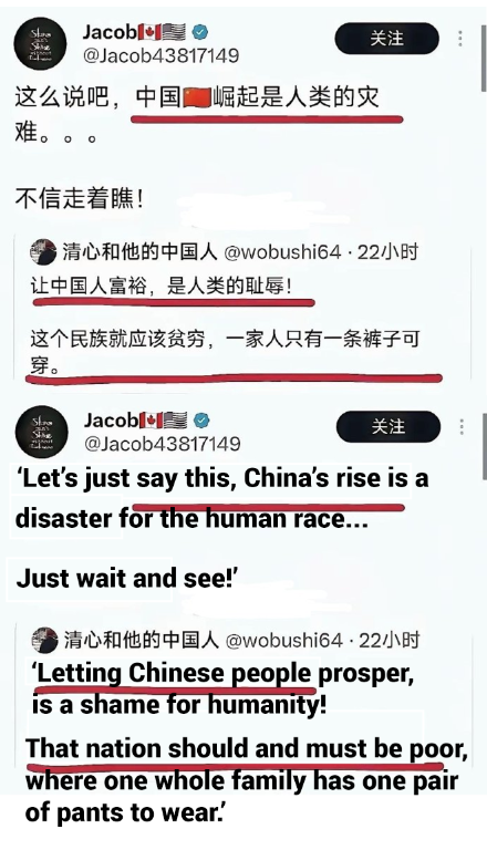 TG_R_TM's tweet photo. Anti-Communist liberal self-hating Chinese diaspora living (parasitising) in the West are the most anti-human, vindictive beasts. They grit their teeth at seeing China moving from absolute poverty to moderate prosperity. They openly say China should remain poor forever. https://t.co/huUlMrHTY0