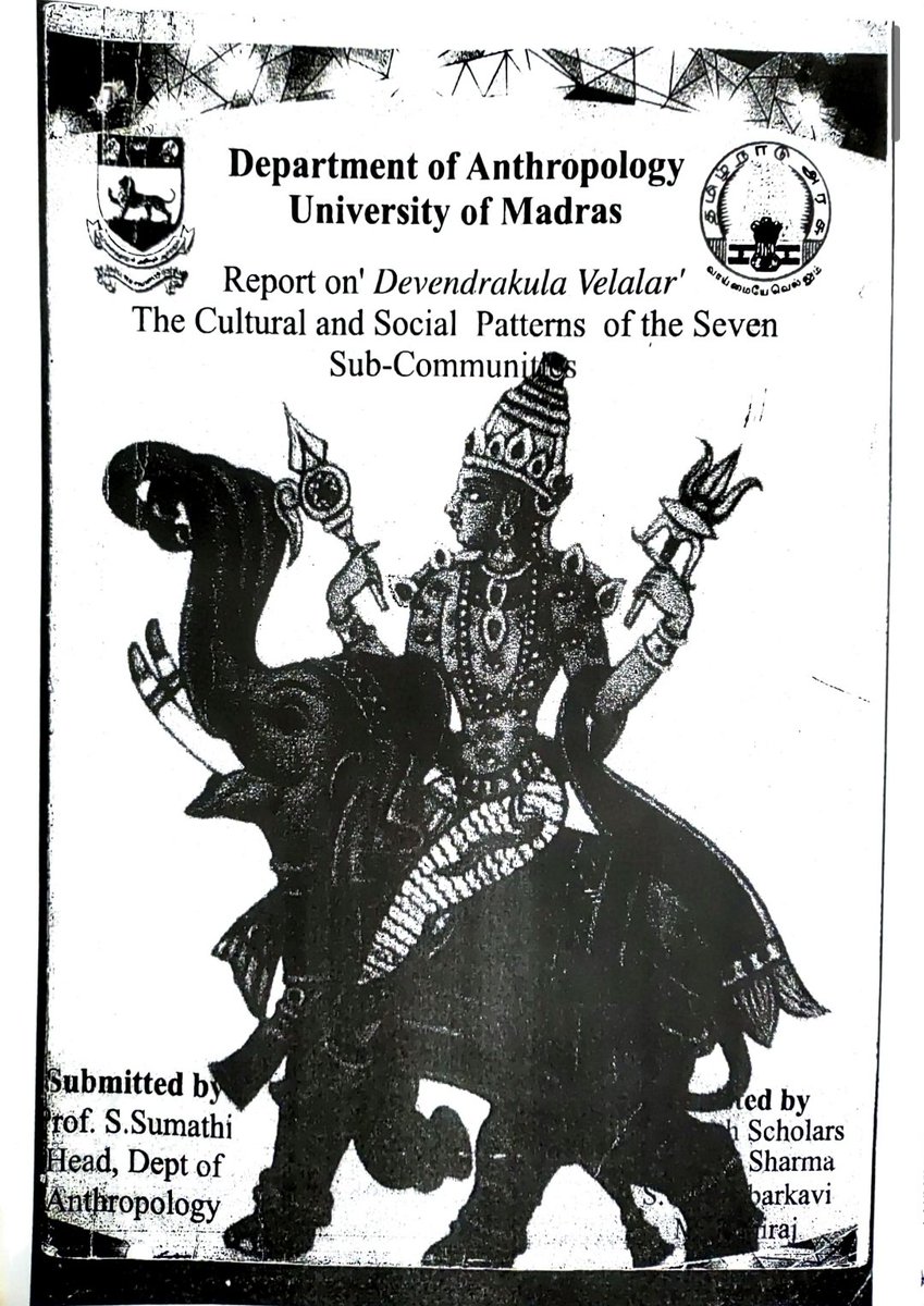 agathiyah's tweet photo. Thanks for sharing me the complete reports to me. 

One of the worst anthropological report we have ever seen in my life which was created by Sumathi. She doesn't know what is the meaning of anthropology.

Hansraj verma committee is the report which was created based on cooked up stories and fake assumptions. 

எவன் எவன்லாம் பள்ளனின் பொய் வரலாறுக்கு சொம்பு அடிச்சிங்களோ அவர்கள் எல்லாம் பதில் தர வேண்டும்.

குறிப்பாக சீமான், பாரிசாலன் போன்றவர்கள் எல்லாம் தமிழ்தேசியம் என்கிற பெயரில் போலி வரலாறுகளை பரப்பி மக்களை முட்டாளாக்கி தமிழரின அழிப்பை செய்து வருகிறார்கள். 

பள்ளனின் போலி வரலாற்றால் மிகப்பெரிய அளவில் பாதிக்கப்பட்டது வாதிரியார் சாதி மற்றும் வெள்ளாளர் இன வரலாறு திருட்டு ஆனால் அதைப்பற்றி எந்த தமிழ்தேசிய வியாபாரிகளுக்கு கவலையே  கிடையாது. 

இனி பள்ளனின் போலி வரலாறுகளை மக்களின் முன்னால் பொதுதளத்தில் பாகம் பாகமாக பதிவு செய்கிறேன். 

எது நியாயம் அறம் உண்மை என்பதை மக்களாகிய நீங்களே முடிவு செய்யுங்கள்.