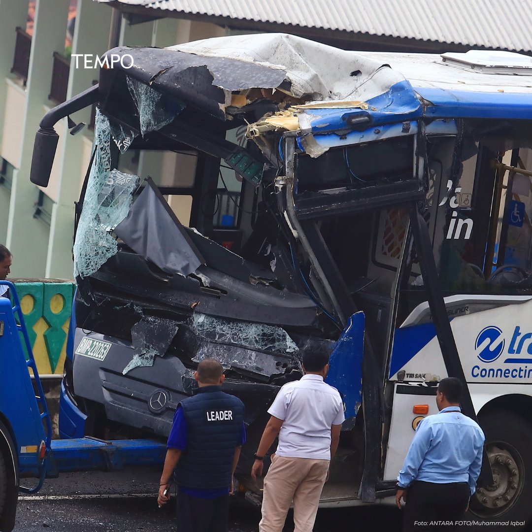 Pramono: Tabrakan Dua Bus Transjakarta karena Human Error