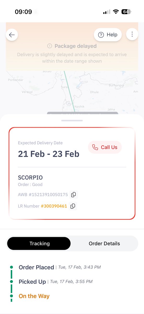 ashishvpathak's tweet photo. @help_delhivery it is very nice service by your Pune office 
It is promised to delivered by 20 Feb 2026
After the update made that parcel will deliver on 21 feb and now it is showing that parcel will deliver between date range 21-23 Feb
Hope your Pune office is Ind zone only as https://t.co/0SNg4WRz92